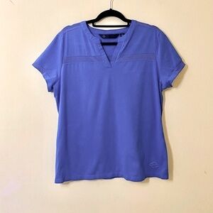 Harley Davidson T-shirt Women’s Royal Blue V-Neck Short Sleeve Casual